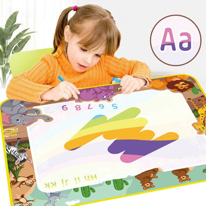 Magic Water Drawing mat | Lär dig läsa, skriva, rita och räkna