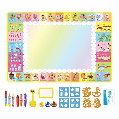 Magic Water Drawing mat | Lär dig läsa, skriva, rita och räkna