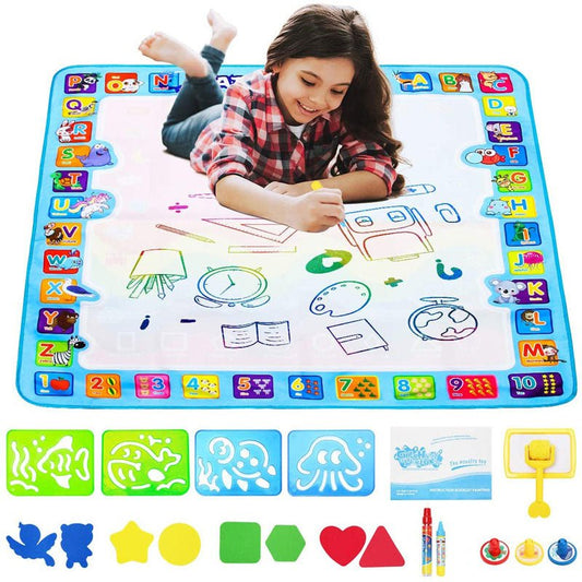 Magic Water Drawing mat | Lär dig läsa, skriva, rita och räkna