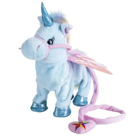 GlowUnicorn | Enchanted sjunger och går - Interaktiv enhörning mjukisdjur