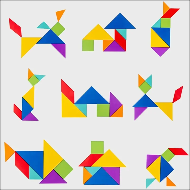 ShapeWise | Stimulerar logiskt tänkande - Magnetisk tangram pussel