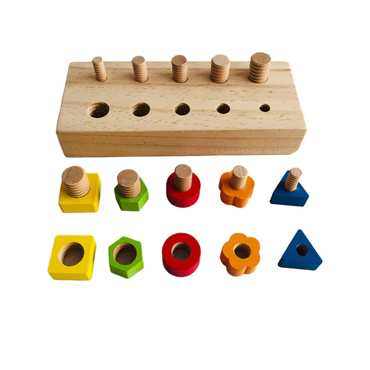 PuzzleBolt | Förbättra motorik - Finkänsligt pusselbräda