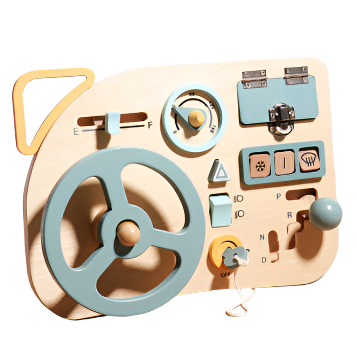 FunWheeler | Utforska och lek kreativt - Montessori-spelbräda i trä