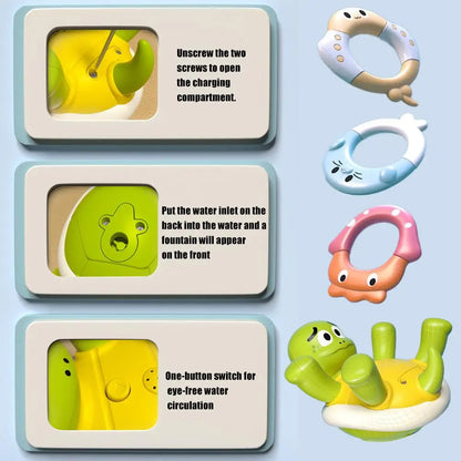 BathTurtle | Sprutthumör i badet - Sprutande badsköldpadda