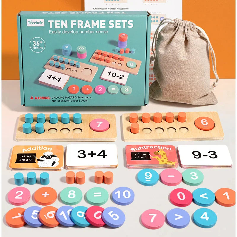 MathMates | Lär dig räkna lekfullt - Montessori matematikbräda