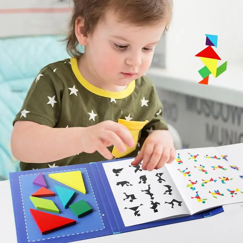 ShapeWise | Stimulerar logiskt tänkande - Magnetisk tangram pussel