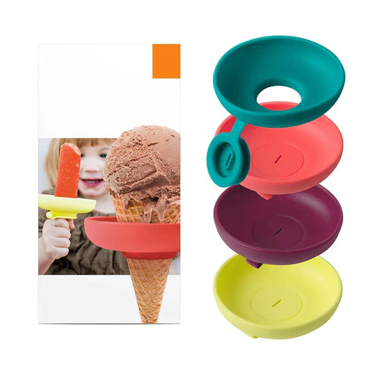 IceFriend | Gör glassätandet bekymmersfritt - glasshållare i silikon
