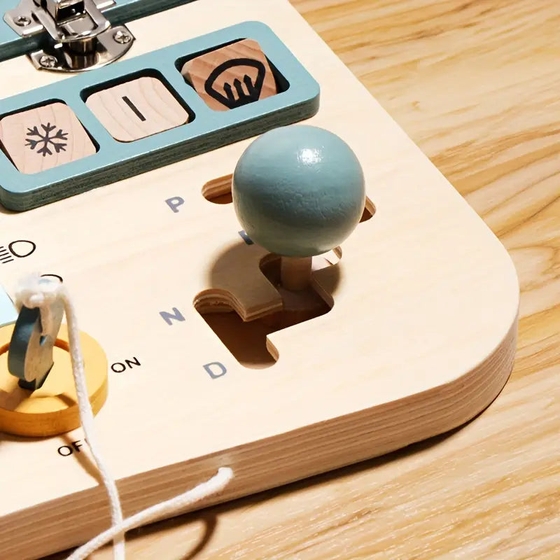 FunWheeler | Utforska och lek kreativt - Montessori-spelbräda i trä