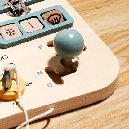 FunWheeler | Utforska och lek kreativt - Montessori-spelbräda i trä