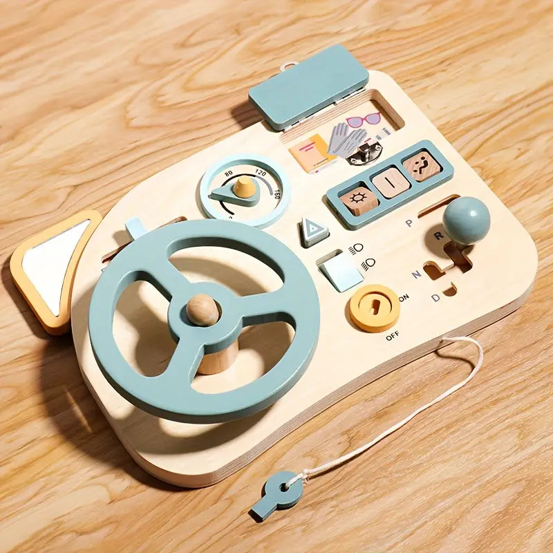 FunWheeler | Utforska och lek kreativt - Montessori-spelbräda i trä