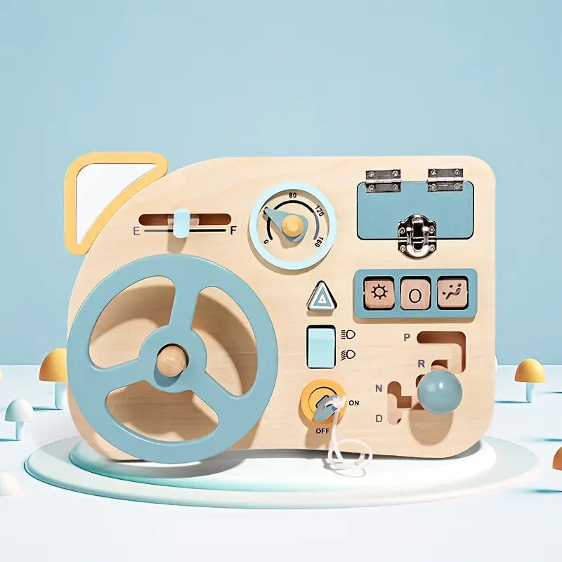 FunWheeler | Utforska och lek kreativt - Montessori-spelbräda i trä