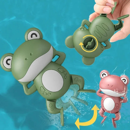AquaBuddy - simmande groda för badglädje - Interaktiva badleksaker