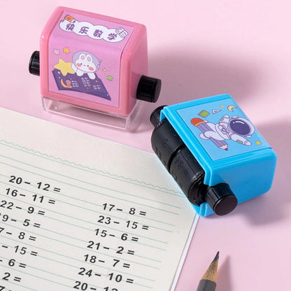 MathPrint - Stämpel med räkneövningar - Pedagogisk stämpel med räkneövningar